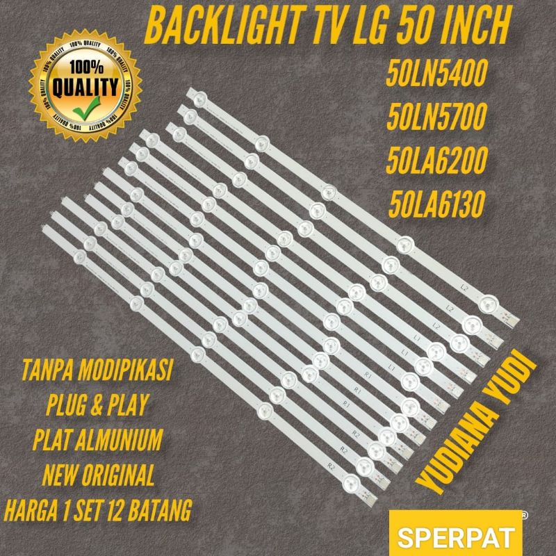BACKLIGHT TV LED LG 50 INCH 50LN5400 50LN5700 50LA6130 50LN6200