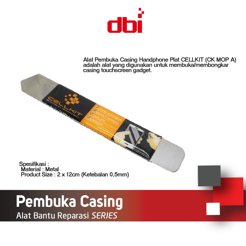 Alat Pembuka Casing Handphone Plat CELLKIT MOP A