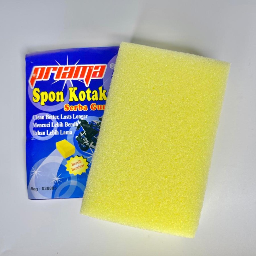 Sponge Busa Cuci Mobil Motor Piring Kuning Sponge spon busa Foam Spons cuci motorcycle Wash motor mobil piring Foam Wash Tebal Spon SERBAGUNA