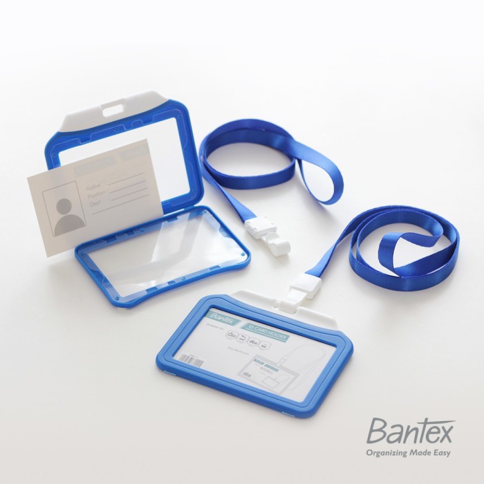 

Bantex Dual Side ID Card Holder Lanyard Landscape