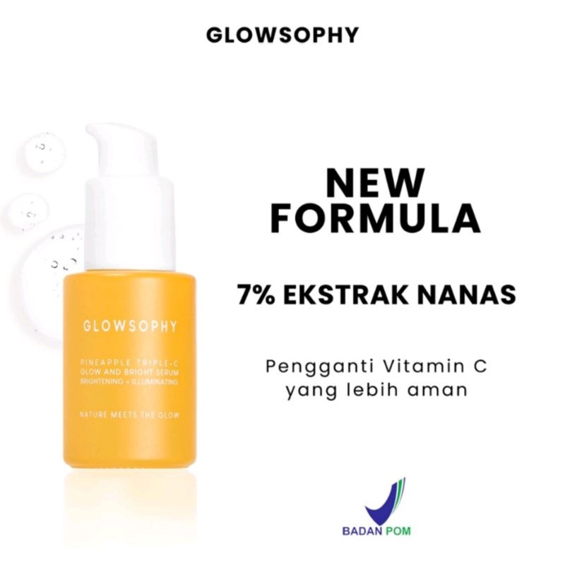 GLOWSOPHY PINEAPPLE TRIPLE C GLOW AND BRIGHT SERUM