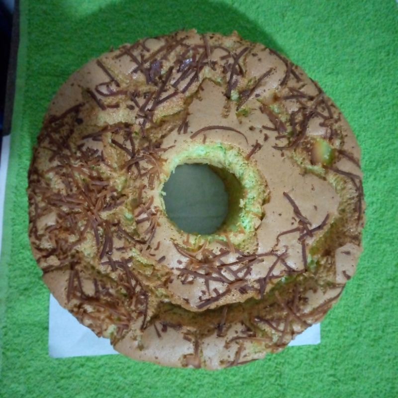 

chiffon cake pandan