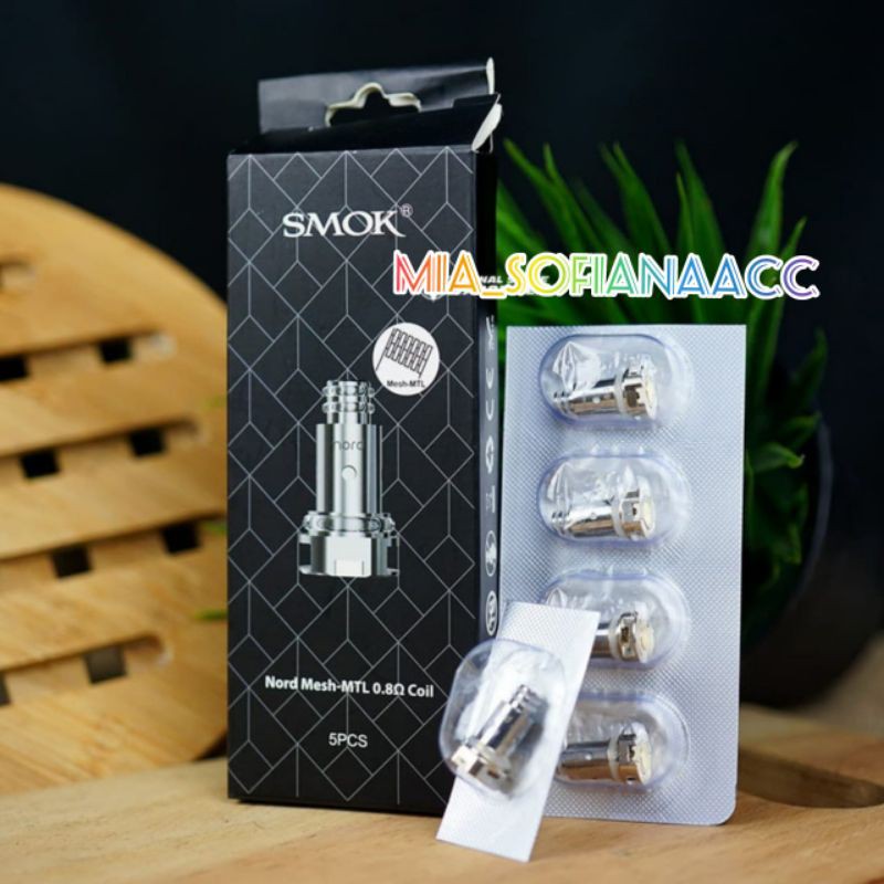 KOIL VAPOOR SMOKE NORD KIT 0.8 ohm MTL HARGA 1 BIJI