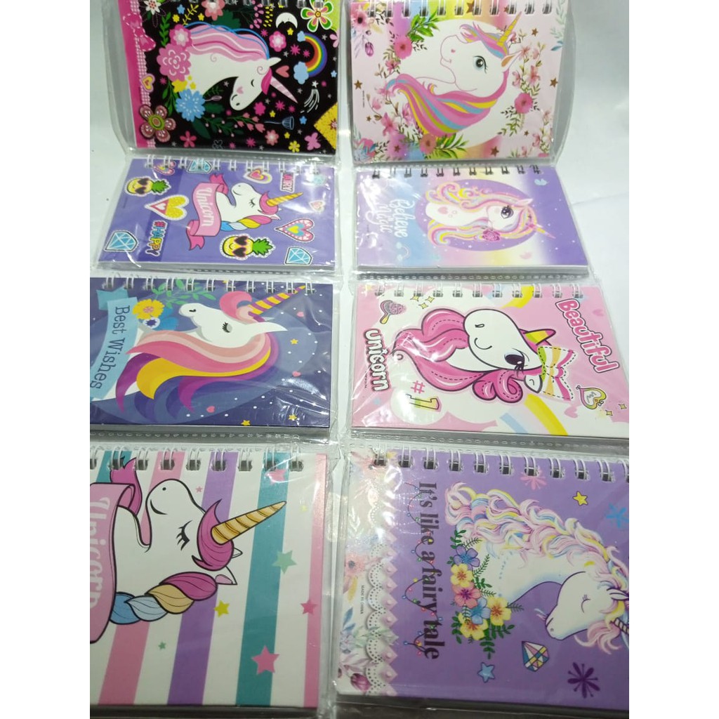 

[GROSIR] BUKU CATATAN UNICORN DIARY ANAK NOTE BOOK NOTEBOOK CANTIK MURAH