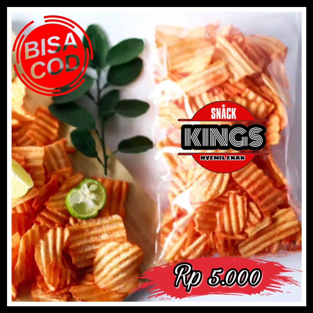 Jual Keripik Singkong Chuba Balado Snack Kiloan Cemilan Camilan Jajanan