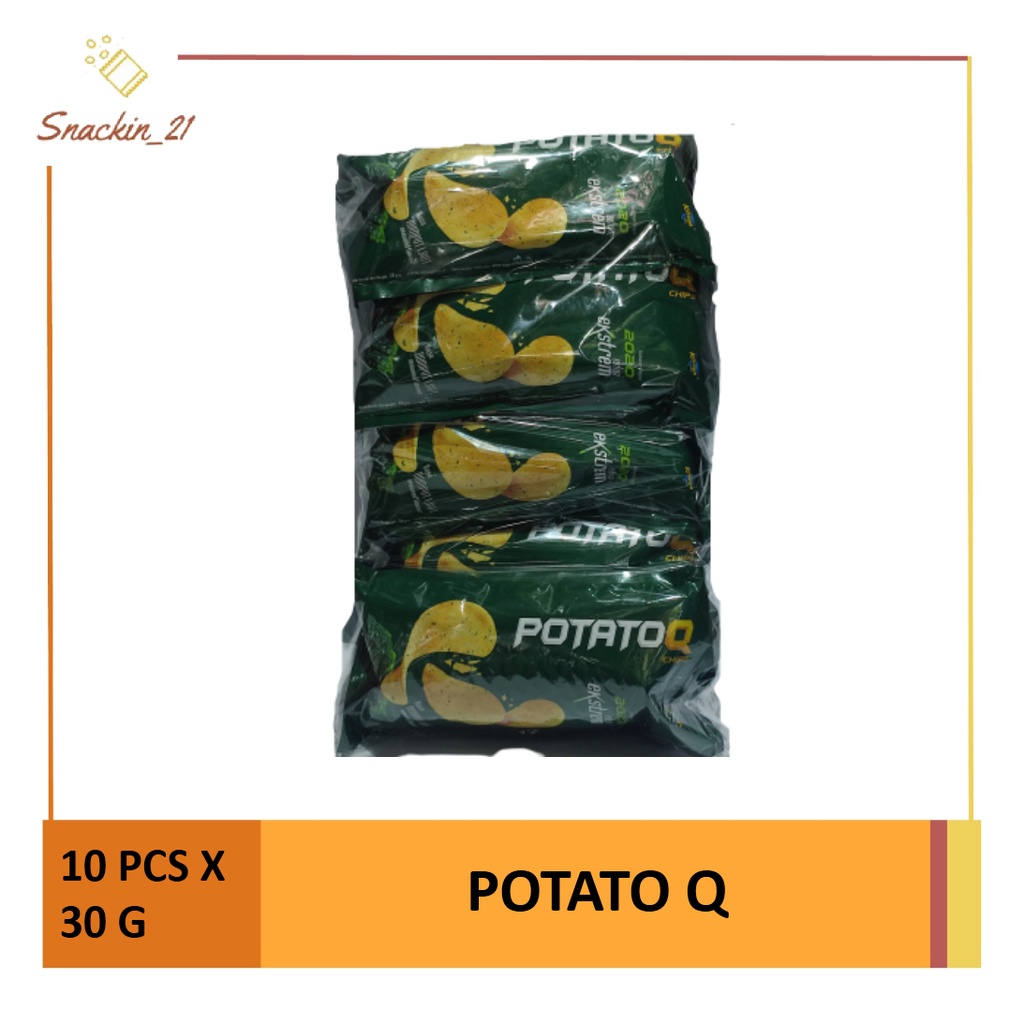 

PotatoQ Chips (Isi 10 Pcs x 28 Gr)