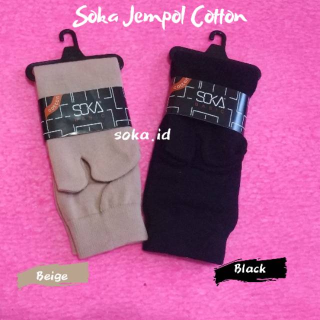 Kaos Kaki Soka Jempol Cotton - Soka Jempol Katun Size M