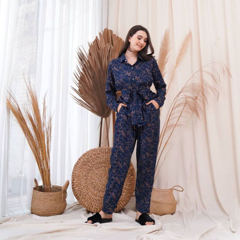 One Set Homewear , One Set Lengan Panjang , One Set Hangout , One Set Murah RS008