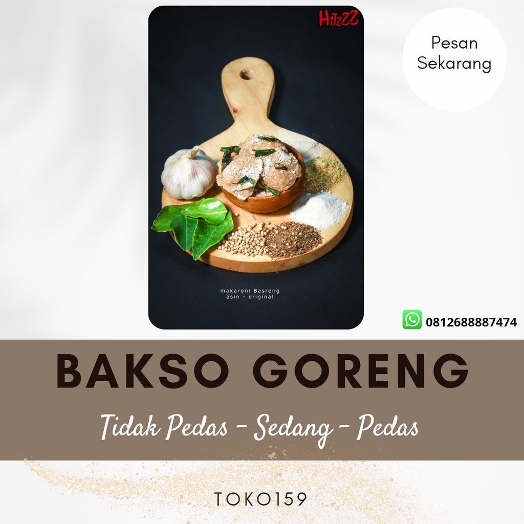 

Bakso Goreng / Baso Goreng / Basreng BUMBU REMPAH KEMASAN BOX JAJAN VIRAL HITZZZ