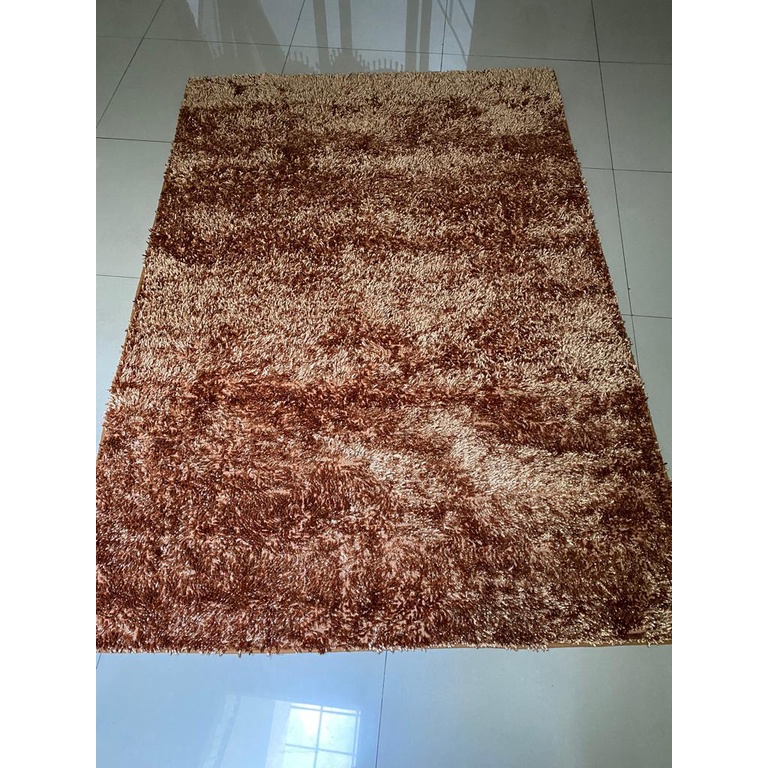 Carpet KARPET PERMADANI CENDOL KILAP GLOSSY ANTI SLIP TEBAL PREMIUM SUPER QUALITY 165X270