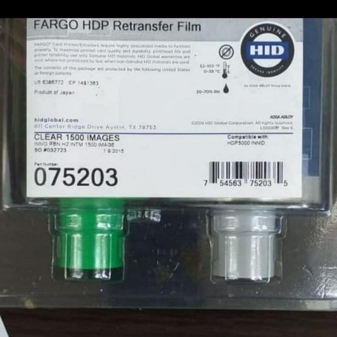 Ribbon Fargo Hdp Retransfer Film 5000 Pn 075203