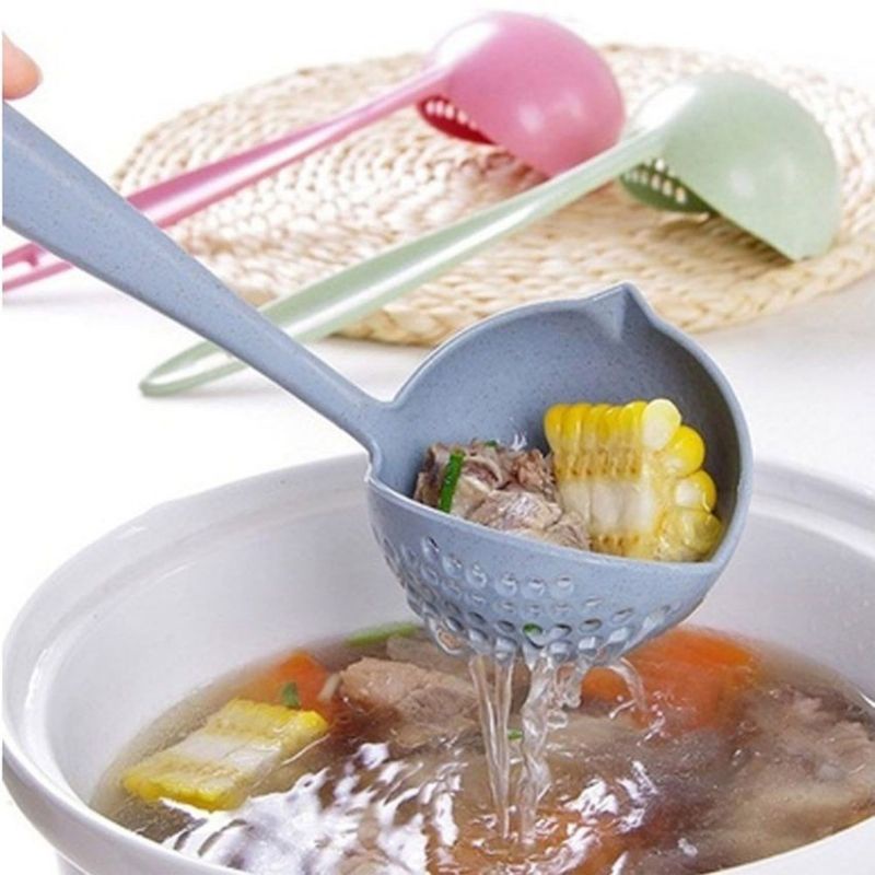 Centong Sayur 2in1 / Centong Sayur Saringan / Sendok Sayur Sup Multifungsi