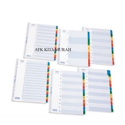

Pembatas/ Divider Mylar Abjad 1-12 - 6241 00