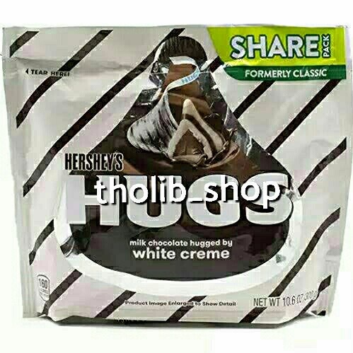 

hershey's hugs milk chocolate white creme 300gr
