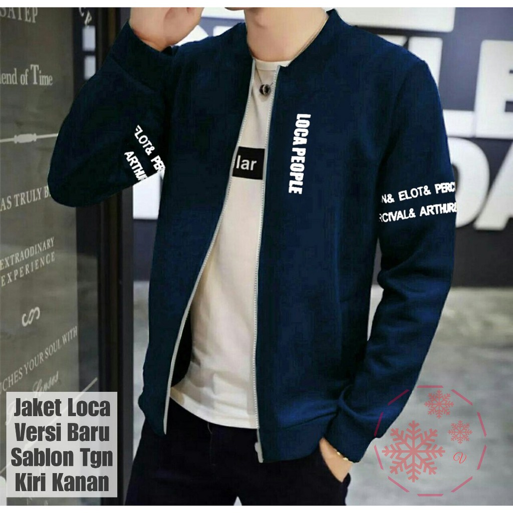 INDOBEST JAKET LOCA LENGAN PANJANG PRIA / KASUAL BAHAN BABYTERI