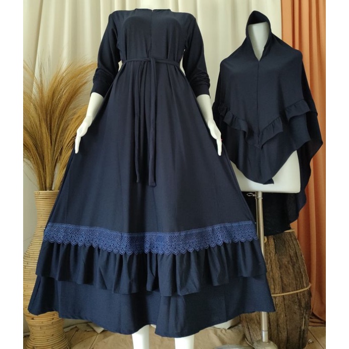 set hijab Jersey Stella terbaru/terpopuler/terlaris/COD-3