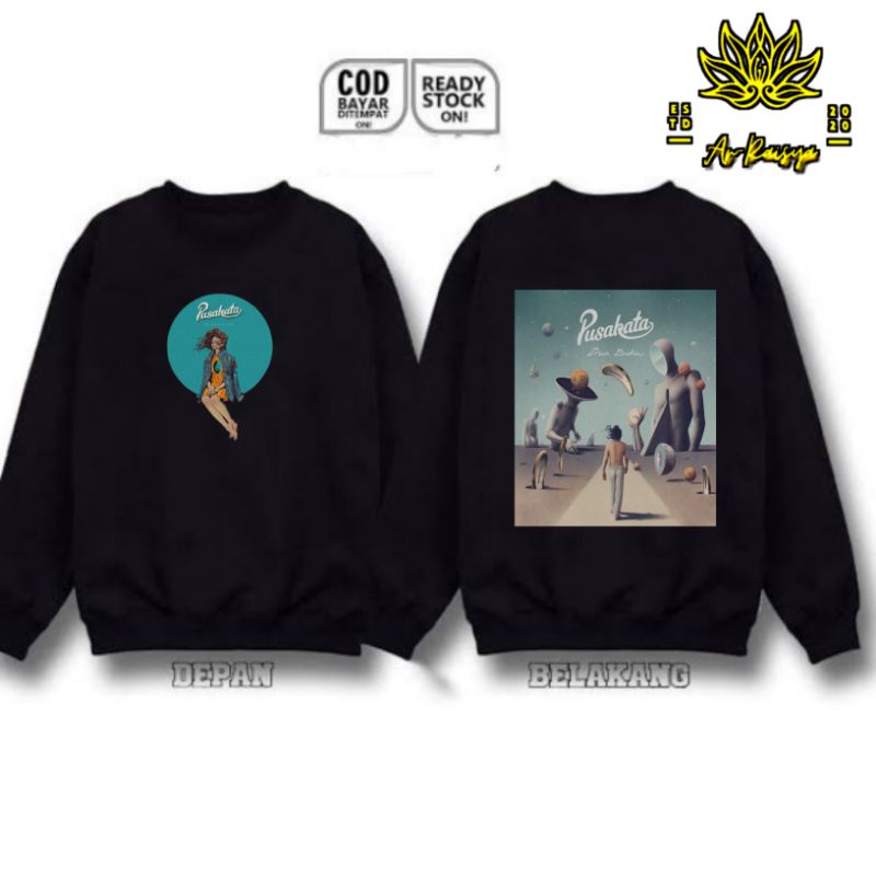 crewneck pusaka/crrewneck band pusaka/ sweater pusaka/sweater band pusaka/switer pusaka