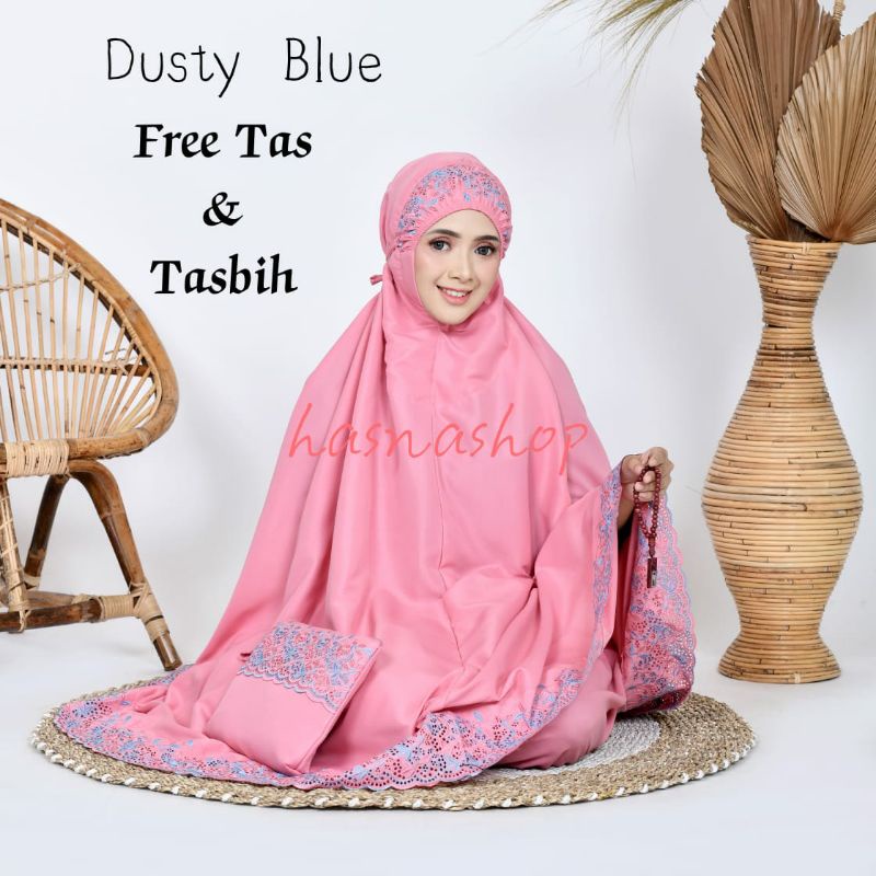 Mukena Dewasa Khadijah Premium murah  terbaru/ Floraleena / Size Jumbo / Grosir