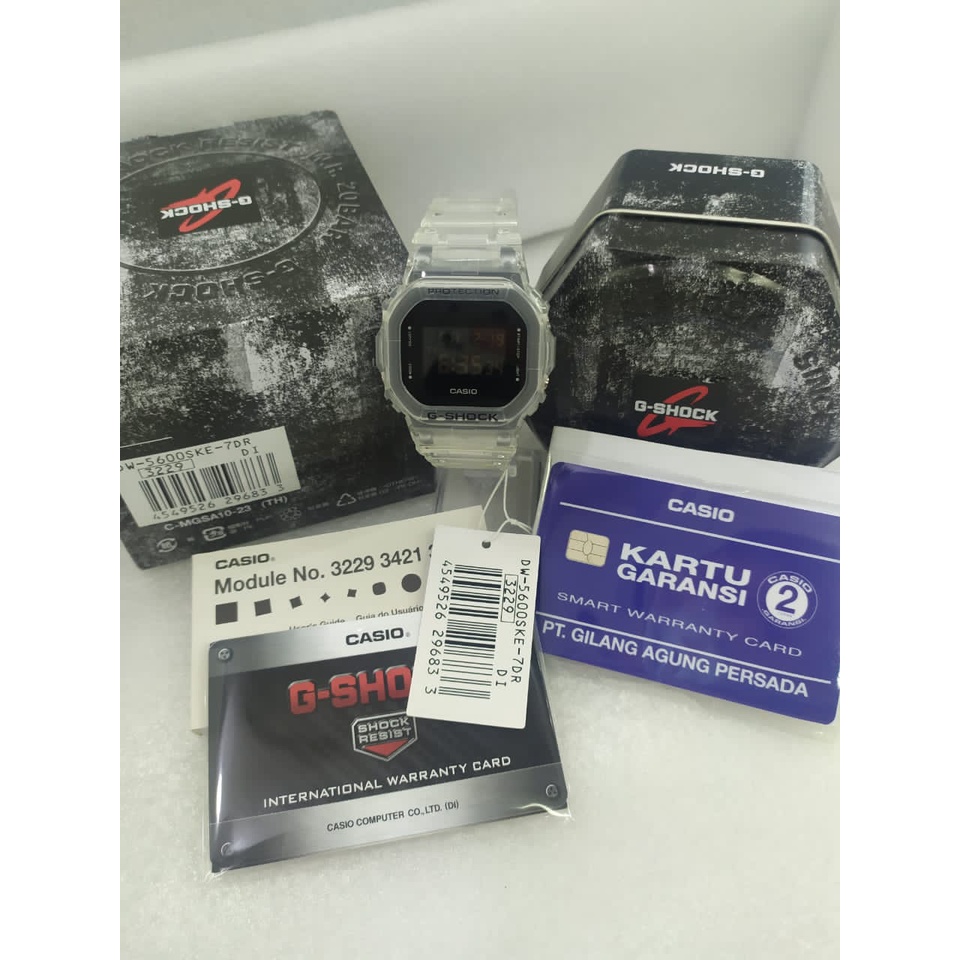 JAM TANGAN PRIA CASIO G-SHOCK DW-5600SKE-7DR ORIGINAL MURAH