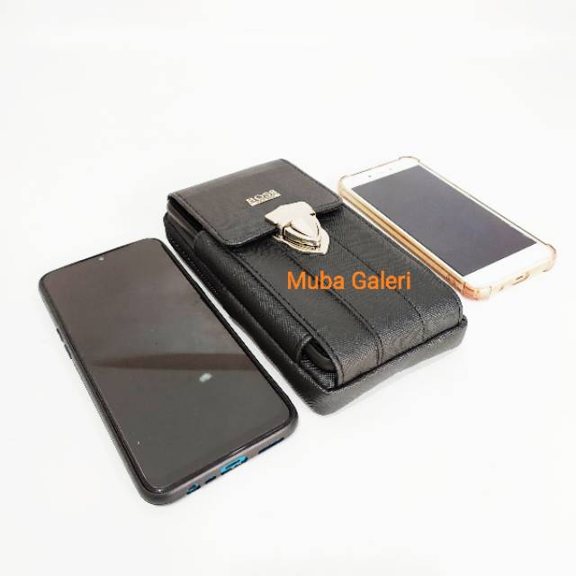 DOMPET HP UKURAN 6 INCI LEBIH SABUK KOPEL MODEL RESLETING