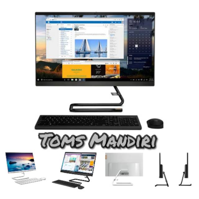 AIO LENOVO A340-24ICB Ci5-9400T/8Gb/1Tb/Vga Radeon 530 2GB/Dos/23.8"