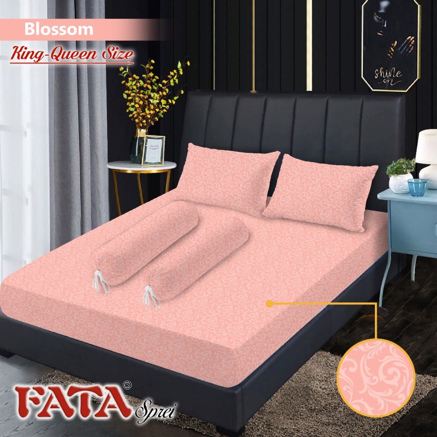 Sprei Polos Emboss Fata Blossom 180x200