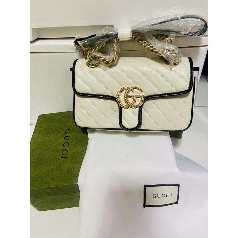 Gucci Marmont mini white