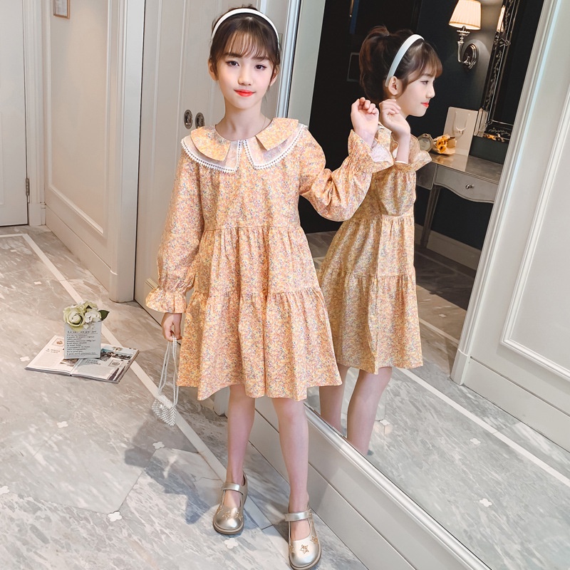 CHUBBI 129 Dress Anak Besar Perempuan Floral Candice