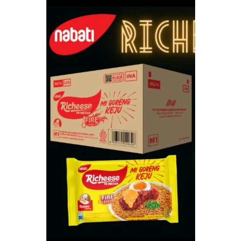 

RICHEESE MIE KEJU & RAMEN 1 DUS/KARTON ISI 40 PCS LEVEL 0-3