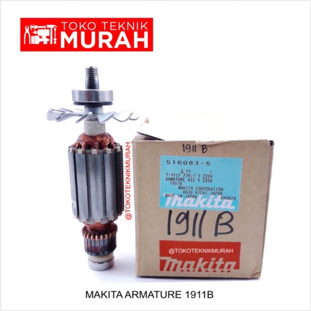 Makita Armature 1911B / Angker 1911 B Asli Original