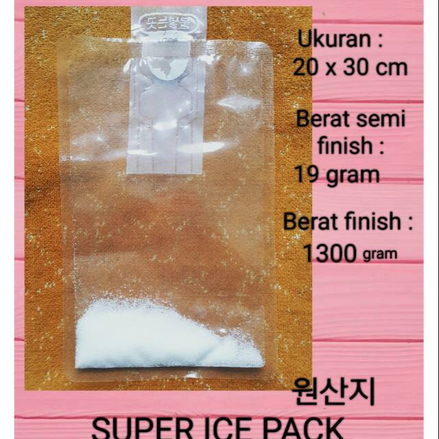 ice gel besar murah 1kg 20x30cm ice pack terlaris termurah SEMI FINISH