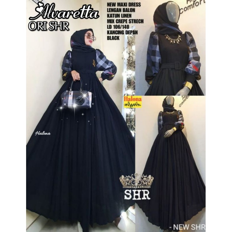 ALVARETTA ORI SHR NEW MAXI DRESS