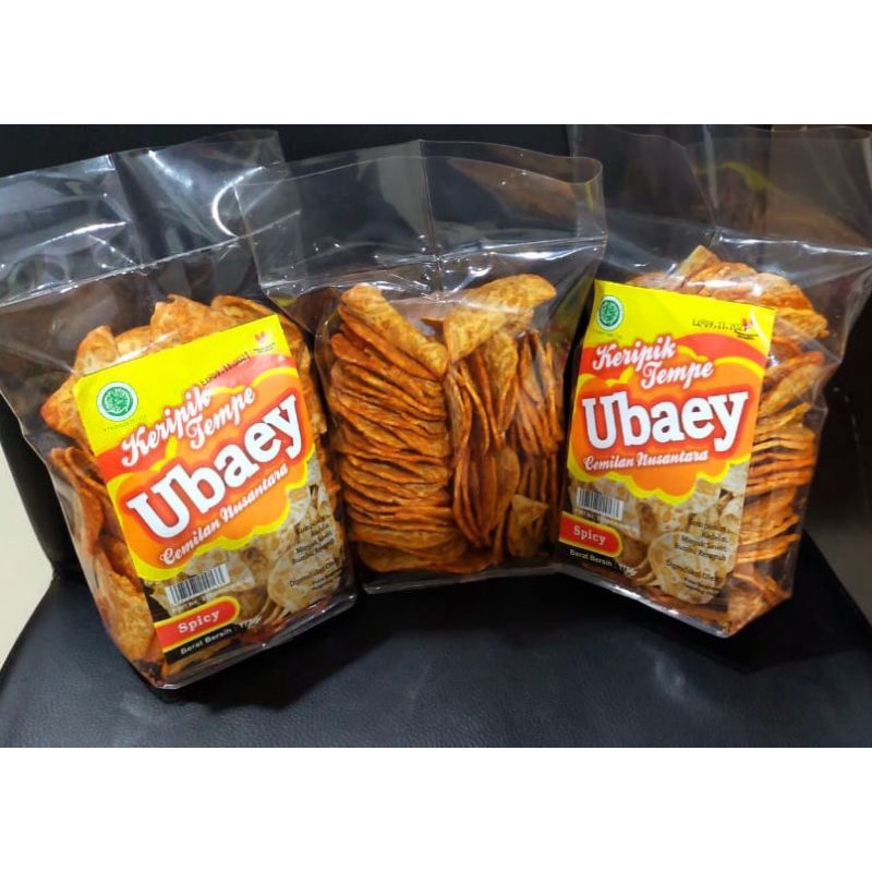 Kripik Tempe Ubaey | cemilan tempe snacks oleoleh