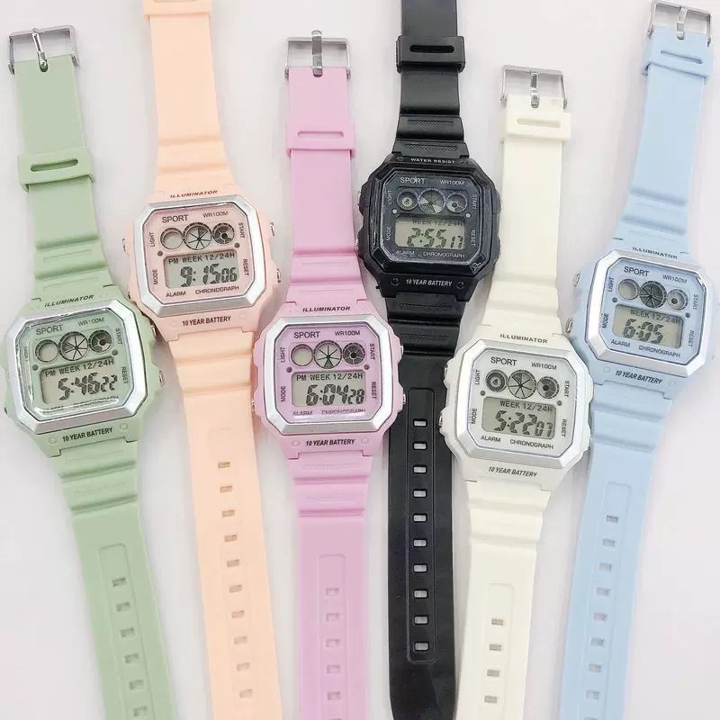 Jam Tangan Digital Wanita Anti Air Original Murah