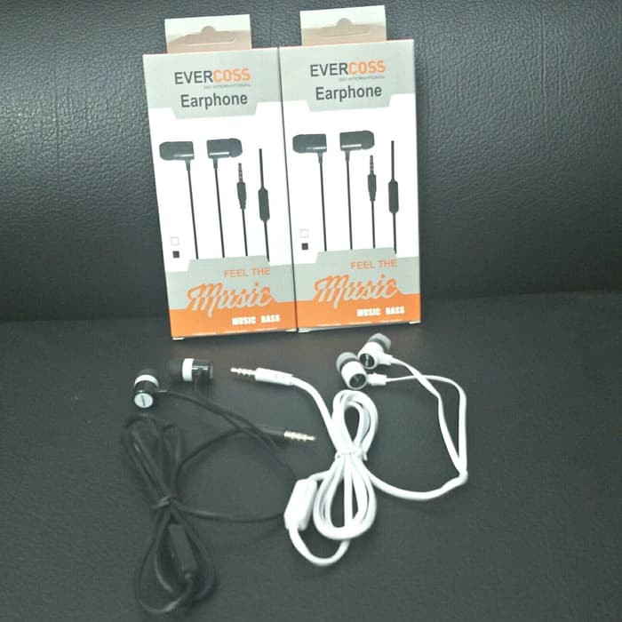 Headset Earphone Handsfree Original EVERCOSS Extrabass Sound GR-11