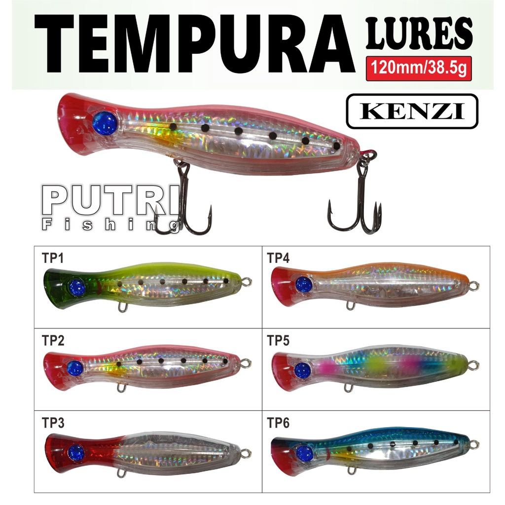 KENZI TEMPURA LURES 120mm 38.5gr