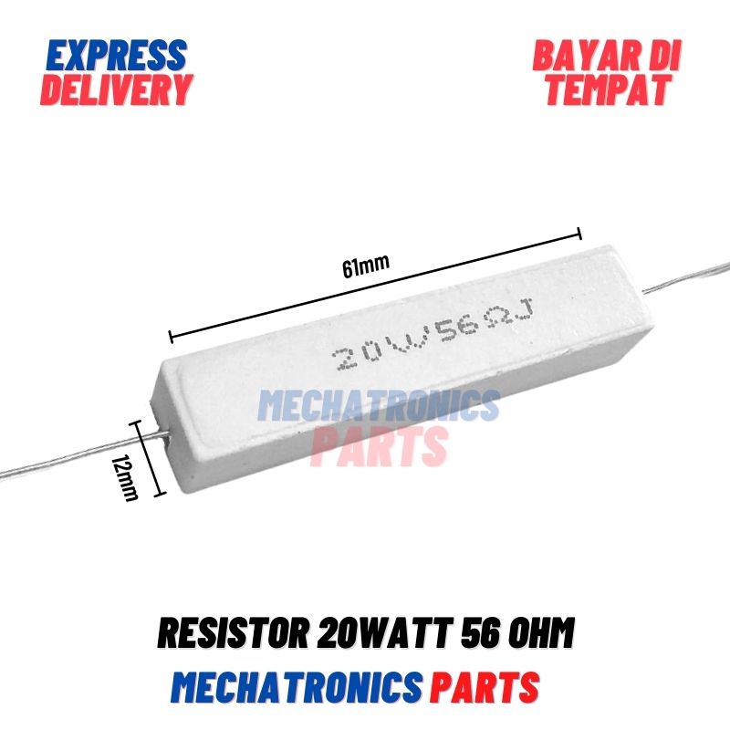 [PAS-9372] RESISTOR 20WATT 56OHM