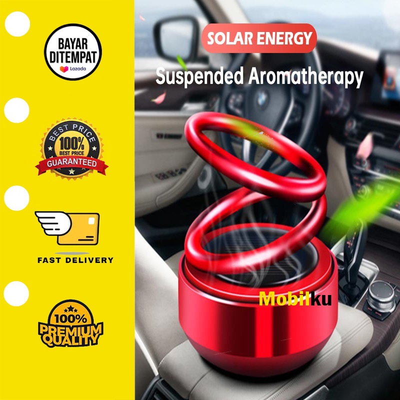 [BISA COD]  1Pcs Parfum Pewangi Pajangan Dekorasi Mobil Double Ring Putar Bergoyang 360 Pengharum Mobil