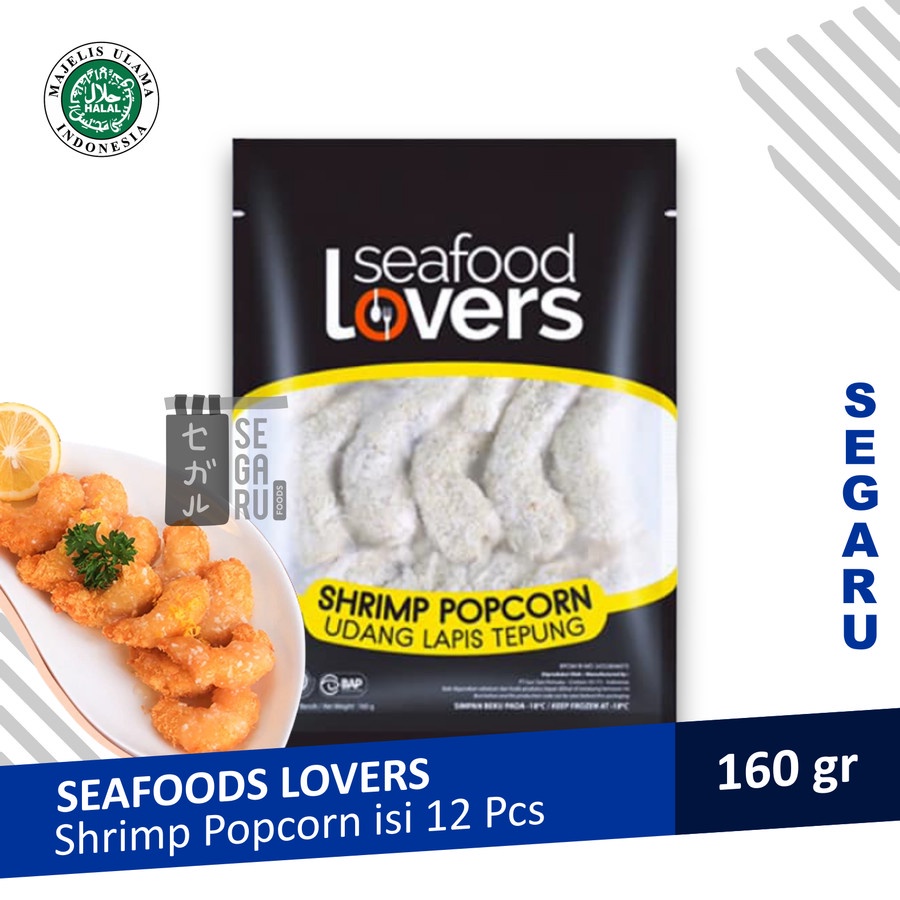 Jual Seafood Lovers Shrimp Popcorn Udang Lapis Tepung 160 Gr Indonesia