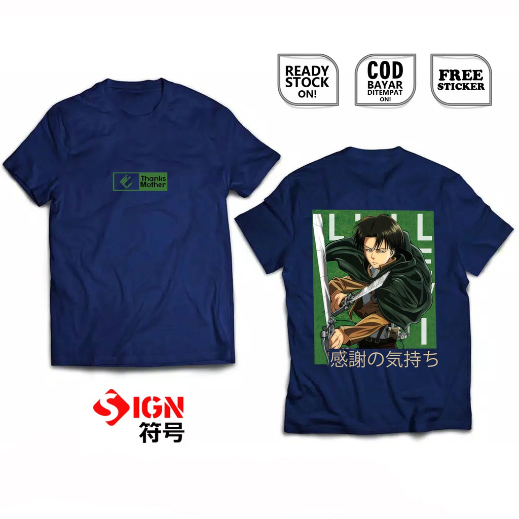 KAOS LEVI ACKERMAN ATTACK ON TITAN LEGION PASUKAN BERSENJATA SHINGEKI NO KYOJIN SNK COLOSSAL SIGN CL