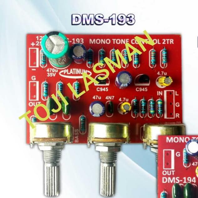 Tone Control Mono 12V Platinum Dms 193