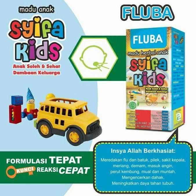 

Madu Anak Syifa Kids FLUBA Flu Dan Batuk