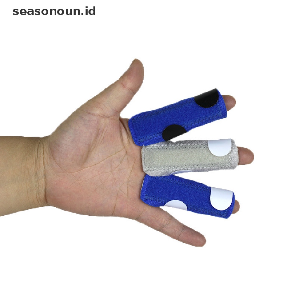 (seasonoun) Brace Korektor Jari Patah Bahan Aluminum Dengan Perban