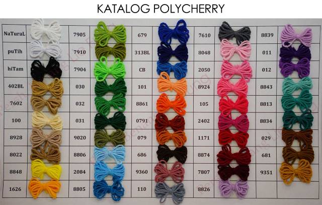 (Part 1) Polycherry Onitsuga / Benang Poliester