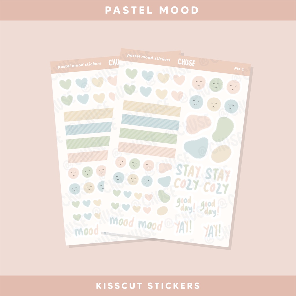 

CHUSE - Pastel Mood Sticker Sheet