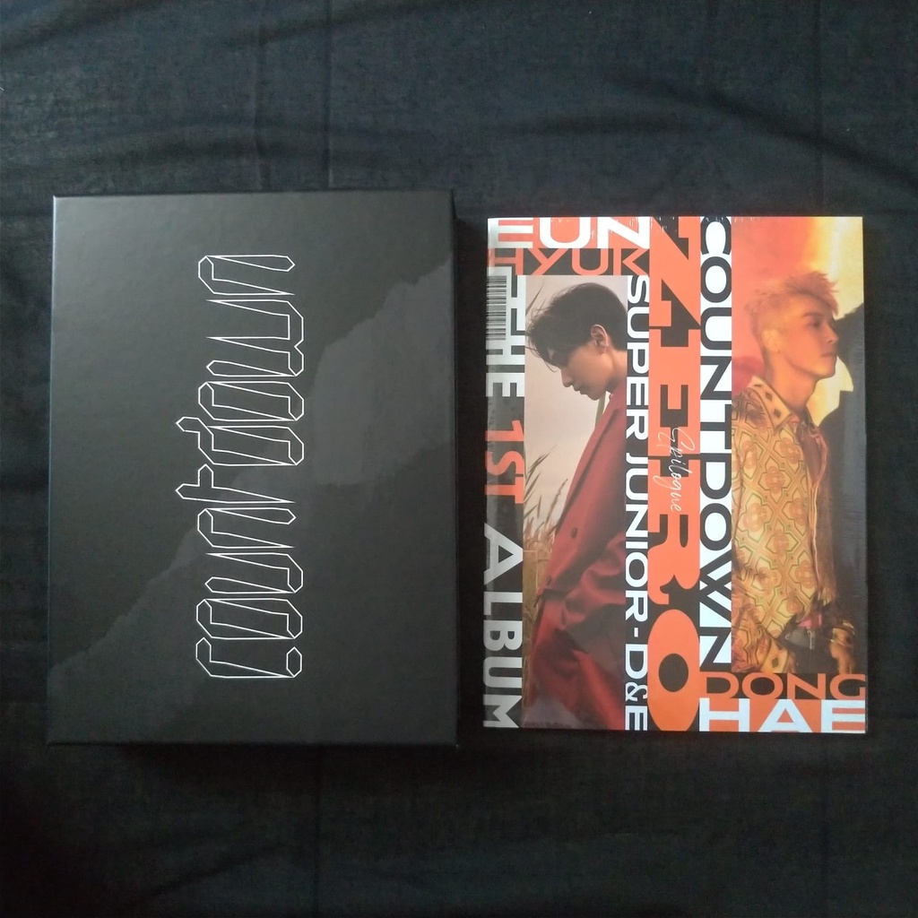 Sealed Countdown Zero Epilogue Version Special Box Boks Super Junior-D&E D&E 1st First Album Photoca