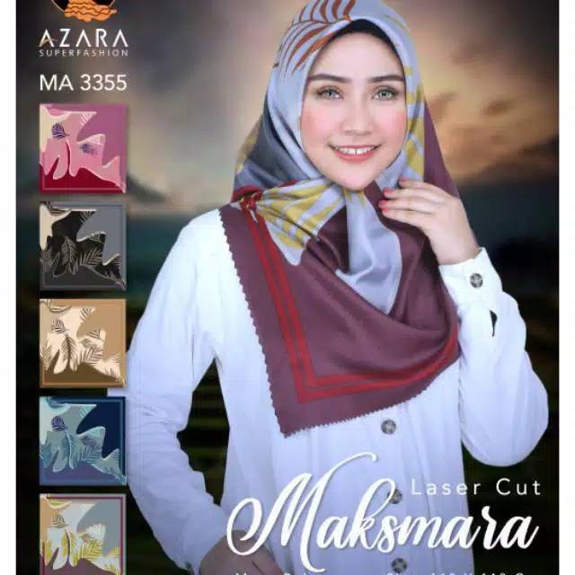 Hijab S4 Azara Motif Laser Cut