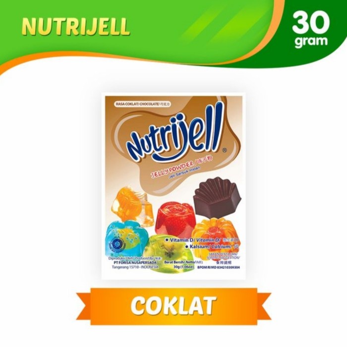 

Ht6362D Nutrijel Nutrijell Coklat Cokelat Chocolate 30Gram 30 Gram Ht5
