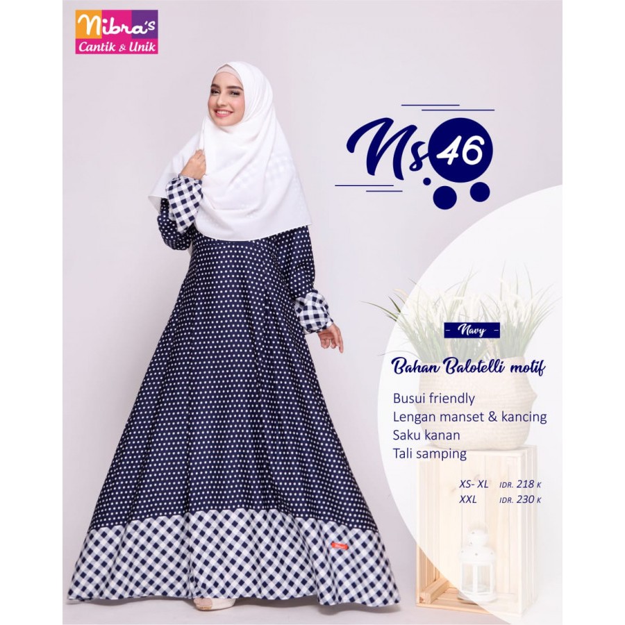 Gamis Syar'i Nibras - NS 46