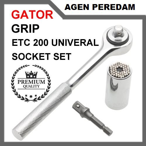 Gator Grip ETC 200 Universal Socket Baut Kunci Inggris Set